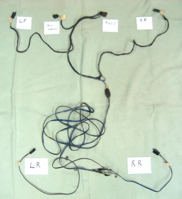 1970-1976 Camaro 1970-1972 Chevelle Stereo Radio Tape 4 Speaker Wiring Harness - Image 1 of 4