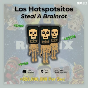 Los Hotspotsitos | All Secrets | Brainrot |  24/7 DELIVERY SAB STEAL A BRAINROT - Picture 1 of 1