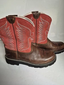 botas ariat talla us 11b rojo estilo 10010924 - Imagen 1 de 7