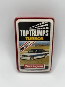 Vintage Top Trumps Turbos Washington’s Vintage 1980’s Card Game BMW Cover - Picture 1 of 9