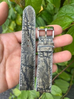 Correa de reloj de cuero 26 mm 24 mm 22 mm 21 mm 20 mm 19 mm 18 mm 16 mm 14 gris elep... Foto 1 de 3