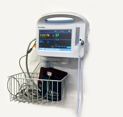 Welch Allyn Connex 6000 Vital Signs Monitor 65NTXX w Nellcor SpO2 GCX Mount - Image 1 of 4
