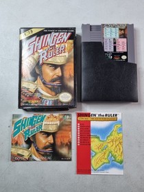 Shingen The Ruler (Nintendo NES) Complete in Box w/ Map CIB 