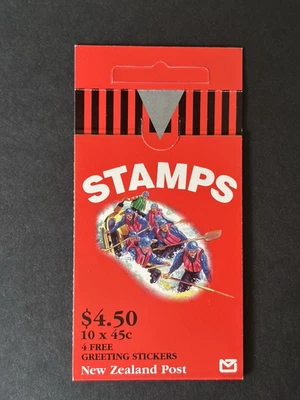 New Zealand: 1994,  $4.50 Torism Booklet,  Vertical Format, extra tab. - Image 1 of 2