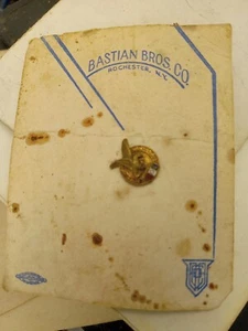 Vintage Bastian Bros Co Fraternal Order of Eagles FOE Lapel BB Co. Rochester, NY - Picture 1 of 1