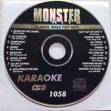 1970S Karaoke Male Pop Hits Cdg Monster Hits Mh1058 - Beatles,Elvis Music Cd