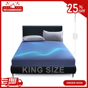 Grounding Fitted Sheet King Size, Earthing Sheets, Organic Cotton & Silver Fiber - Picture 1 of 24