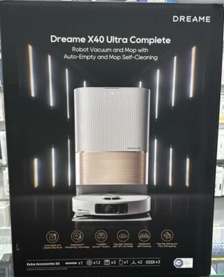 Dreame X40 Ultra Complete Saug- und Wischroboter weiß, 12000Pa, MopExtend - Bild 1 von 3