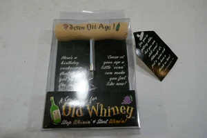  Screw Old Age  Corkscrew Wine Opener Cork Screw  Cap Lifter New in Package - Picture 1 of 4