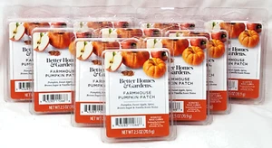 NEW BETTER HOMES & GARDENS FARMHOUSE PUMPKIN PATCH WAX MELTS - LOT OF 10 PACKS