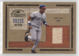 2004 Donruss Classics Dress Code Game-Used Bat /50 Sammy Sosa #DC-20
