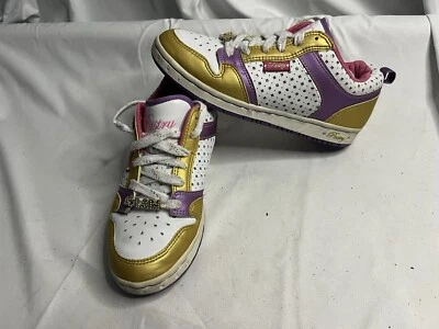 Tênis Feminino Pastry Glam Pie Dourado Lavanda Top Baixo Tamanho 7 - Imagem 1 de 4