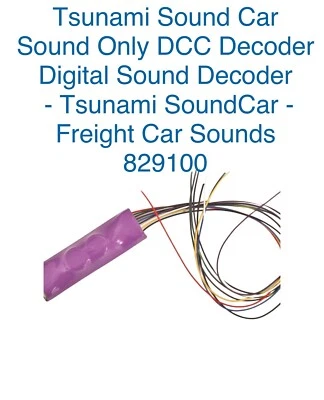 Soundtraxx Tsunami Sound Car Digital Sound Decoder   Freight Car Sounds ~ 829100 - Image 1 of 4