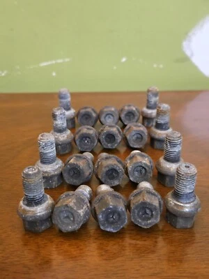 W123 MERCEDES 240D 20x RIM WHEEL LUG NUTS OEM SET - Image 1 of 4