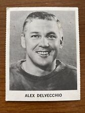 1965-66 Coca-Cola COKE Alex Delecxhio Deteoit Red Wings HOF