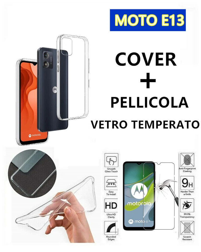 Cover Custodia Silicone TRASPARENTE  pre Motorola Moto E13 - Immagine 1 di 1