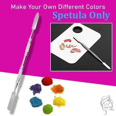 LGB ENGLAND Edelstahl Kosmetik Make-up Mischen Spatel Werkzeug für Palette - Nägel-Make-up