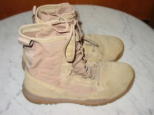 2014 Nike 8" SFB Special Field British Khaki/Desert Tactical Boots Size 11.5 - Picture 1 of 14