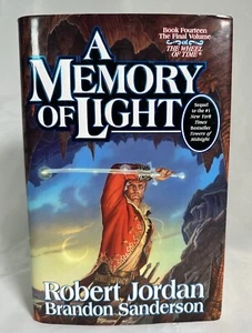 First Edition A Memory of Light Robert Jordan 1st Printing HC Book 14 Signature - Picture 1 of 16