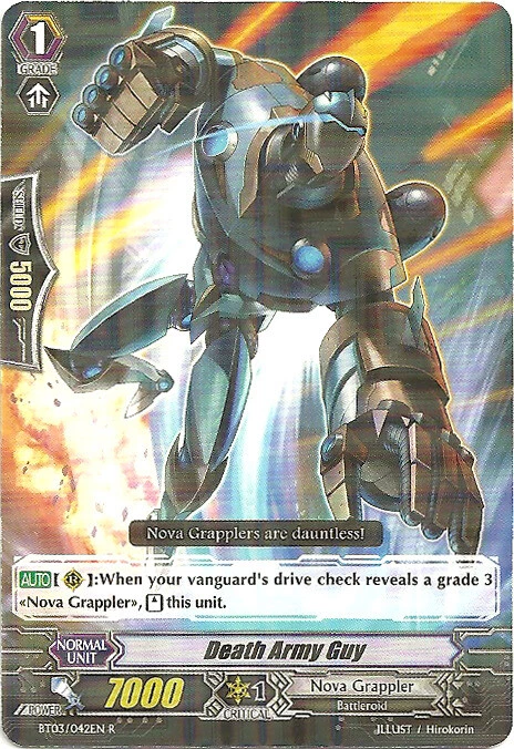 1 x Death Army Guy - BT03/042EN - R Near Mint / Mint, English - Image 1 of 1