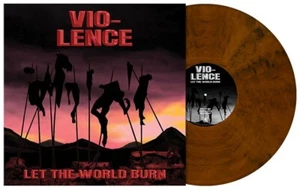 Vio-lence - Let The World Burn (Ochre Brown Marbled Vinyl) No. 129 of 200 - NEW - Picture 1 of 4