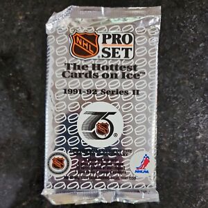 UNOPENED 1991-1992 Pro Set Hockey-Series II- Hottest Card On Ice-Lot of 4 packs 