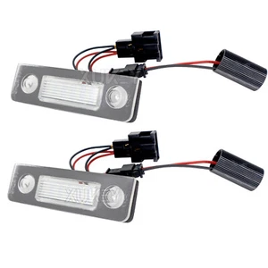2x Weiß KENNZEICHENBELEUCHTUNG LED .FÜR SKODA OCTAVIA II 08-13 ROOMSTER 5J 06-10 - Bild 1 von 11