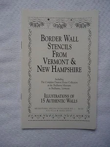 Border Wall Stencils from Vermont & New Hampshire  Booklet Catalog  - Picture 1 of 2