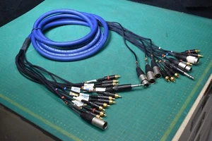 Audio Neutrik JUMPERZ J12CHXM 12-channel XLR RCA 1/4 Socket Snake - 14 foot - Picture 1 of 4