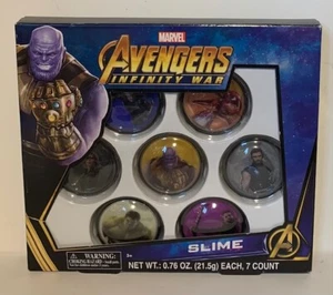 MARVEL Avengers Infinity War Slime 7 count - Picture 1 of 2