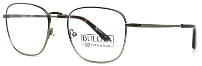 Серые мужские квадратные очки BULOVA Geigel Hill с полным ободком 53-20-145 B:45 - Изображение 1 из 4