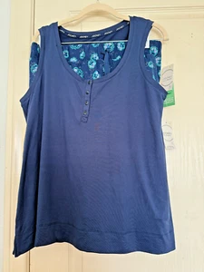 Jockey Women's 2 pc Pajama Shorts Set 100% Cotton Size Medium NWT - Picture 1 of 13