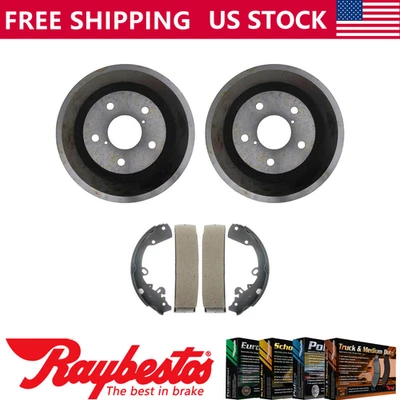 Задний комплект тормозных барабанов и тормозных колодок для 2005 Dodge Dakota - Raybestos - Изображение 1 из 4