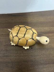 Holz beweglich Spielzeug Schildkröte Spaß Regal Schmuck - Bild 1 von 10
