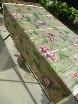 Coupon de toile coton chintz imprimée vintage "Prelle" France - Photo 1/4