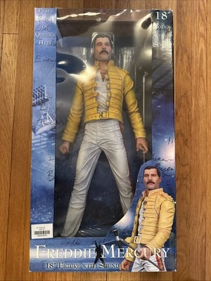 Figura de sonido activado por movimiento Queen Freddie Mercury 18" NECA 2006 Foto 1 de 4