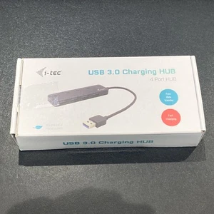 i-tec USB 3.0 Metal HUB 4 Port with individual On/Off Switches - Afbeelding 1 van 2