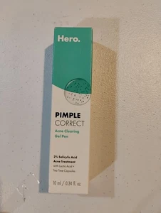 Hero Cosmetics Pimple Correct Acne Clearing Gel Pen .34fl.oz./10ml. BNIB 10/2025 - Picture 1 of 3