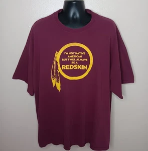 Washington Redskins 4XL NFL T-shirt Maroon Graphic Tee Big & Tall Gildan - Picture 1 of 6