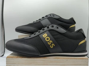 Hugo BOSS Rusham Low Trainers Men's UK 7 Brand New Ax21 - Picture 1 of 14