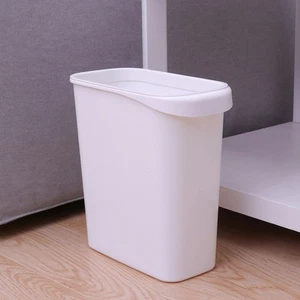 Cubo de basura rectangular cocina mini para baño pequeño estrecho cesta de basura - Imagen 1 de 11