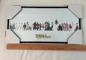 Shrek das Musical Broadway Eröffnungsabend Geschenk gerahmtes Cast Foto  - Bild 1 von 3