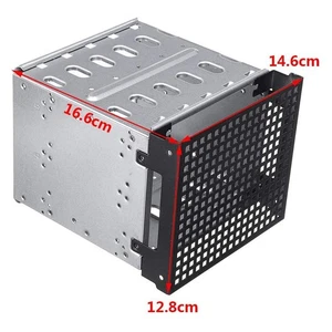 5,25 auf 5 X 3,5 SATA HDD Cage Rack FestplattengehäUse Festplatte5176 - Bild 1 von 6
