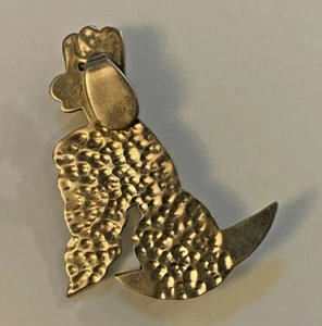 Vintage Mexico 925 Sterling Silver Poodle Dog Puppy Pin or Brooch 💗 - Picture 1 of 5