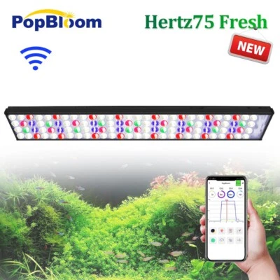 PopBloom H75 WiFi Freshwater Led Aquarium Light Full Spectrum Plants Fish Tank - Image 1 of 4