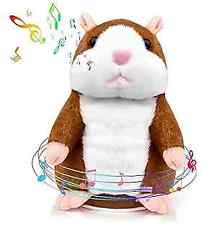  Talking Hamster Toy: Repeats What You Say Electronic Plush Hamster Toy for 