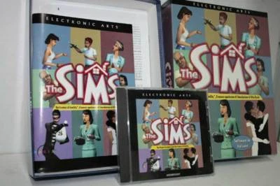 THE SIMS FIRST EDITION PCCD BIG BOX+DISK EXPANSIONS EXCELLENT ITALIAN GD1 57024 - Image 1 of 3