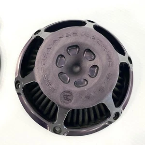 Performance Machine Black Ops HP Max Air Cleaner 01-07 Harley Touring Softail - Picture 1 of 9