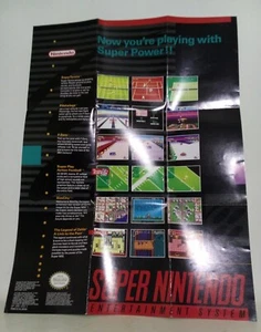 Snes Poster "Now You're Playing With Super Power" GP-SNS-USA-1 Free Shipping!!! - Picture 1 of 3