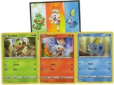 Grookey, Sobble, Scorbunny Set Galar Promo Alternate Holo Pokemon Card TCG